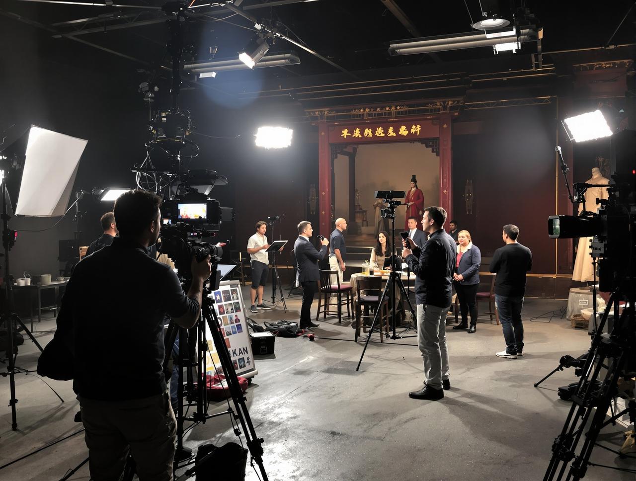 蓝莓视频制作现场